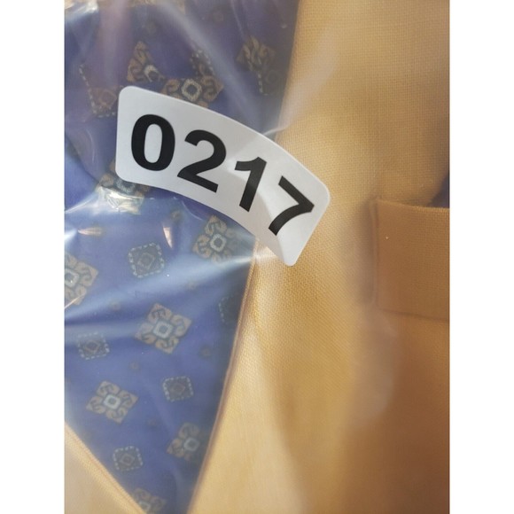 Via Sant Andrea  Womens 12 Petite Vintage 80's Jacket & Skirt Set Gold Purple - Picture 16 of 16